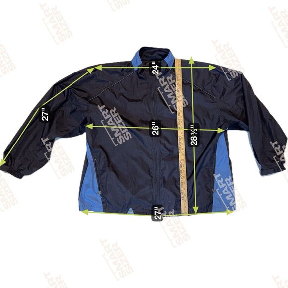 Vintage Starter Windbreaker Jacket‎ Men’s XL Blue Back Pocket - Picture 11 of 11